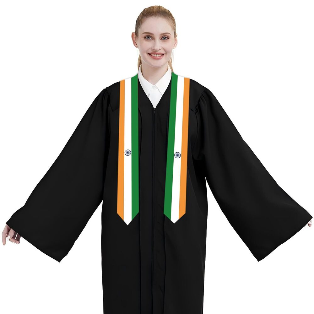 1885 National Flag Graduation Stole Embroidery Sash for Study Aboard